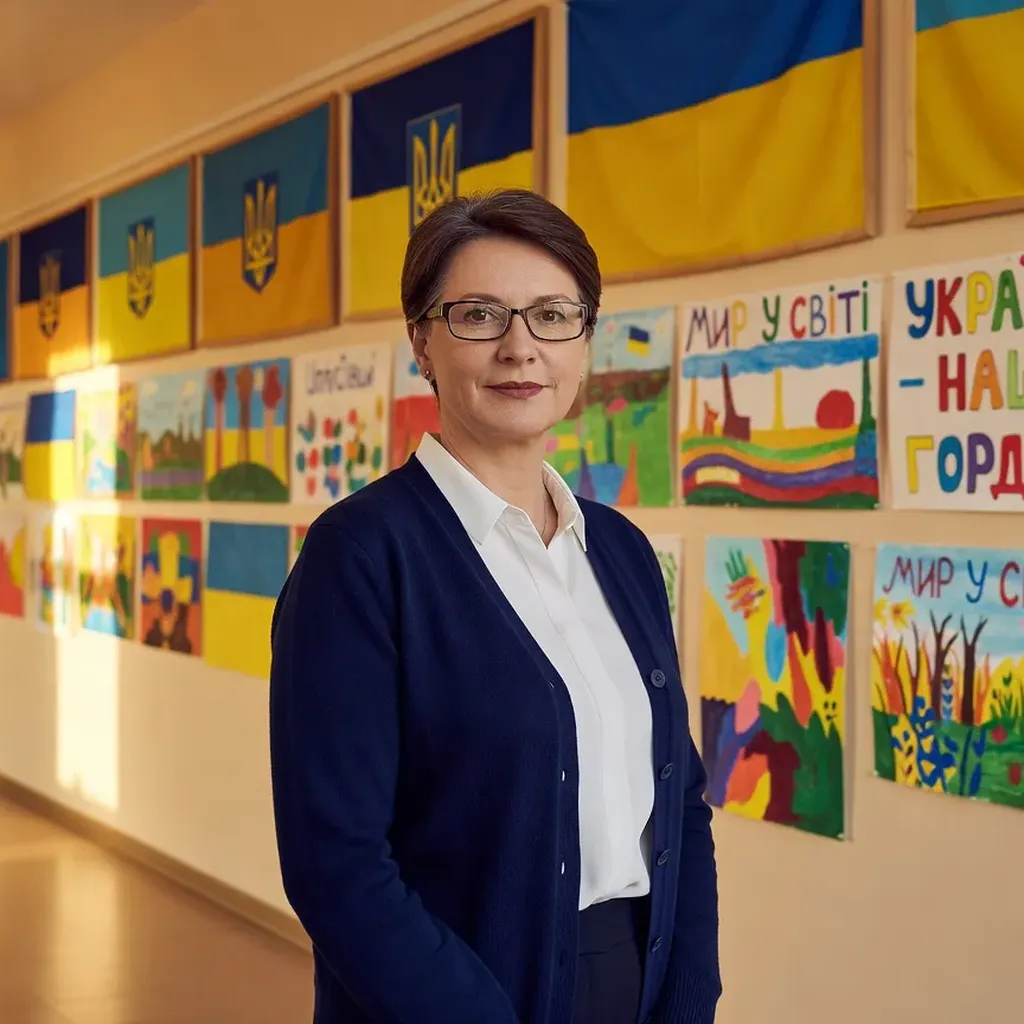 Olha Boyko, director of the Ukrainian Saturday School at St. Vladimir Institute Toronto