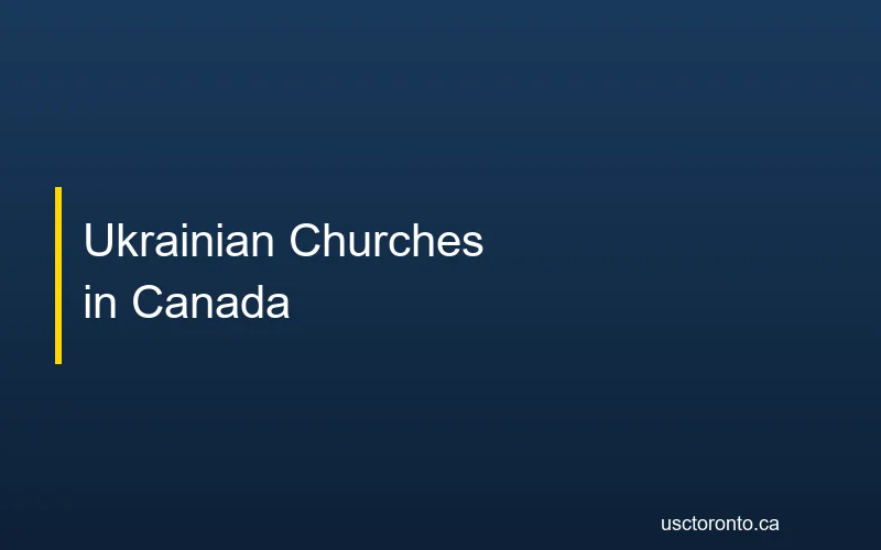 Ukrainian churches in Canada from prairie chapels to Toronto cathedrals