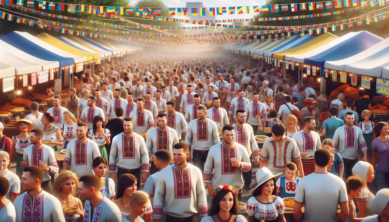 Ukrainian community gathering in Canada